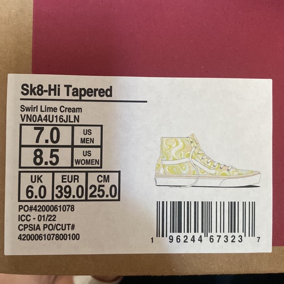 Sk8-Hi Tapered Vans - Picture 9 of 9